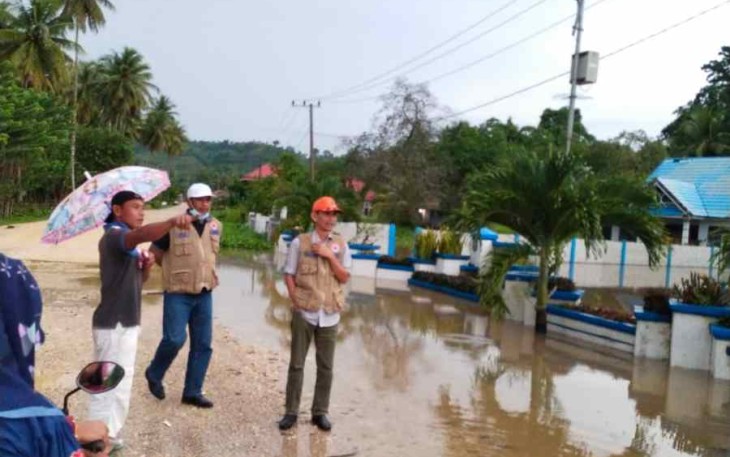 Banjir mulai tampak surut di kecamatan Kulisusu Barat Kabupaten Buton Utara