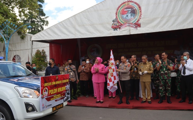 Bansos  dalam rangka HUT Bhayangkara 