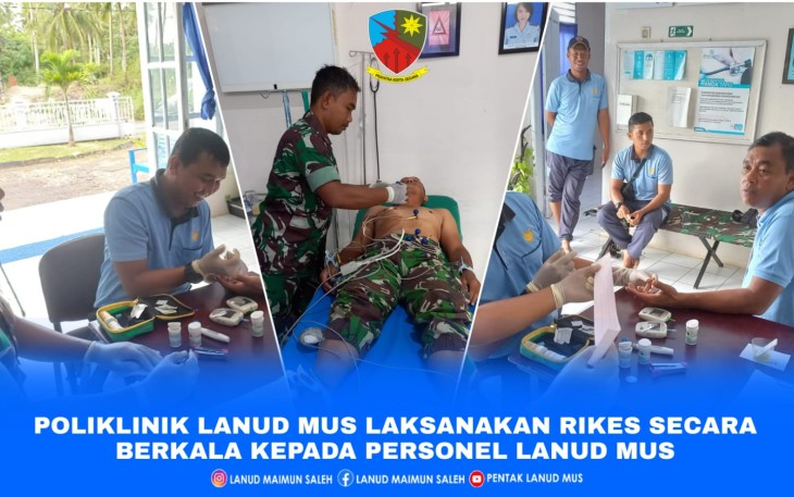 Pelayanan kesehatan poliklinik lanud Maimun Saleh 