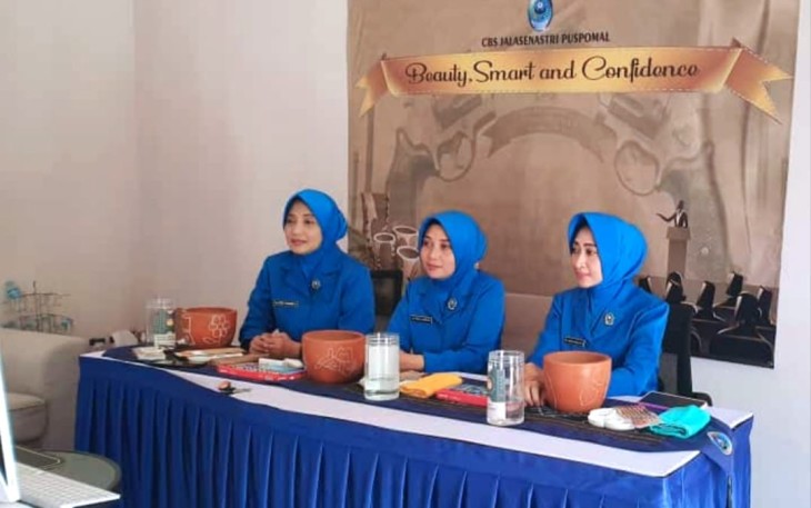 Program Berbagi Ilmu Tanpa Mengenal Jarak secara virtual di Koarmada III