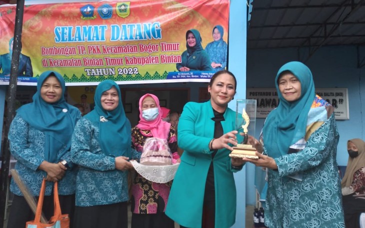 PKK Bogor Timur saat Berkunjung Ke PKK Bintan Timur
