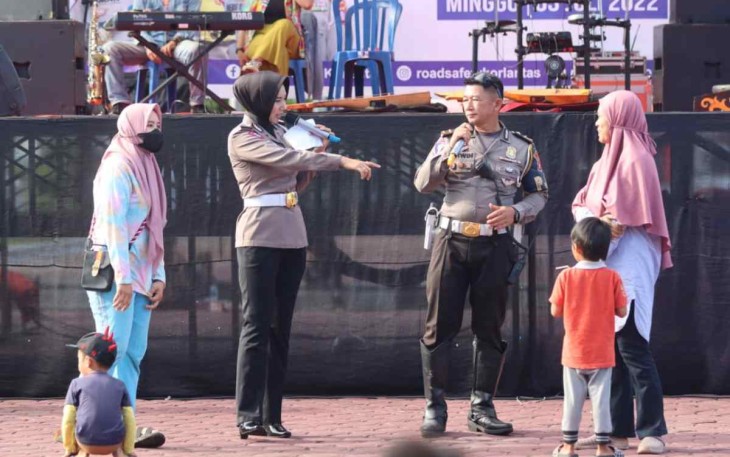 Edukasi tertib berlalulintas Polda Kalteng 