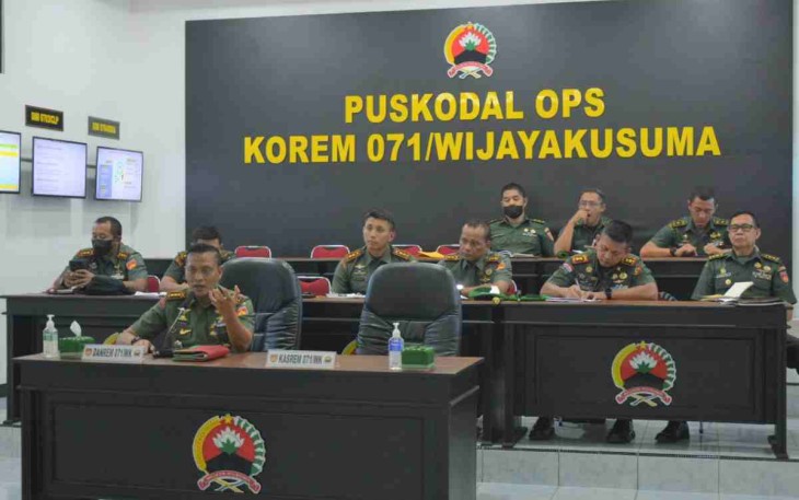 Vicon dalam rangka ketahanan pangan di Korem 071/WK