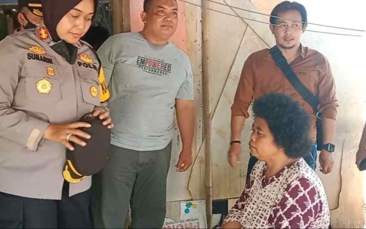 Kapolres Subang saat meninjau rutilahu