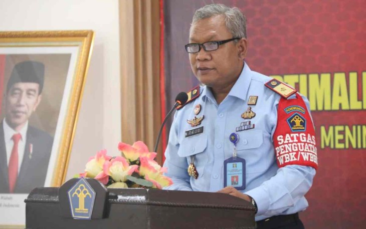 Tejo Harwanto saat memberikan sambutan 