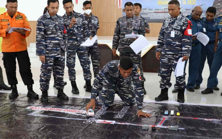 AnTFG Latihan Operasi Penanggulangan Bencana Laut Gabungan Koarmada III
