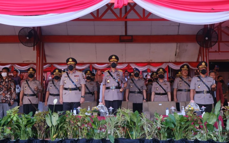 Pelantikan Bintara Polri Polda Sulsel