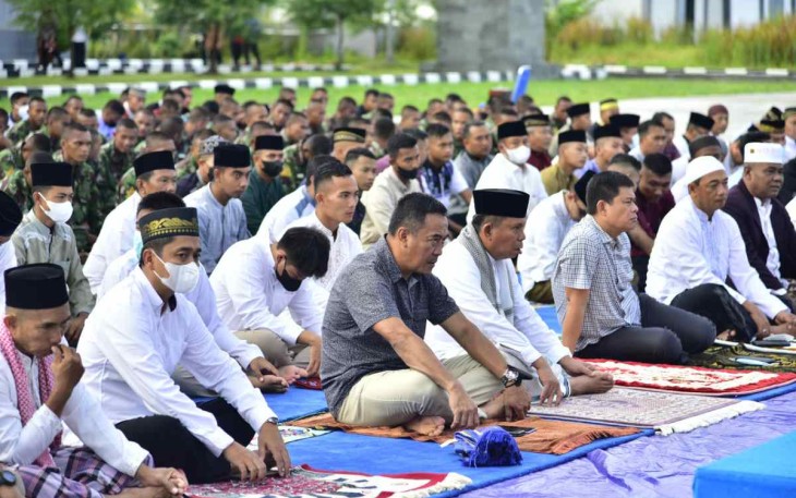 Salat Idul Adha di Koarmada III