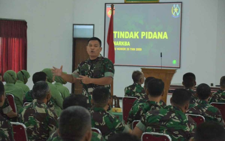 Penyuluhan hukum prajurit Korem 071/Wijayakusuma 