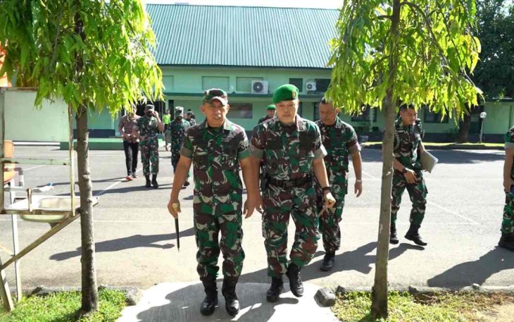 Kunjungan Pangdam XIV/Hsn di Kodim 1408/Makassar