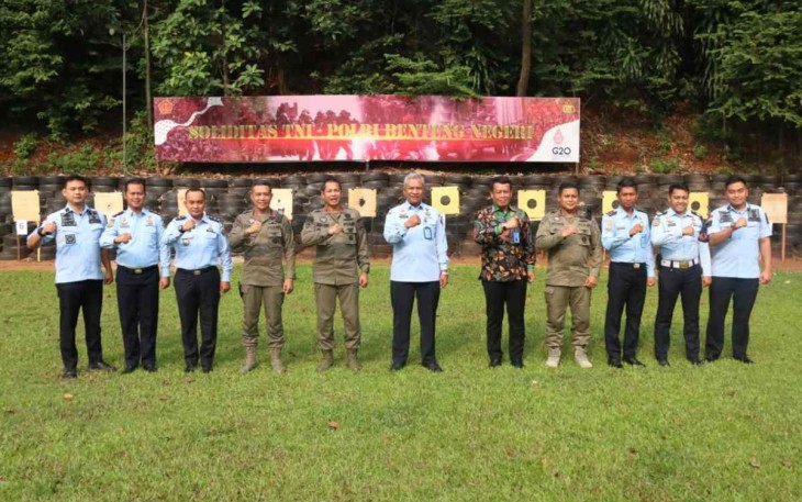 Sinergitas Kemenkumham Banten dan Mako Brimob 