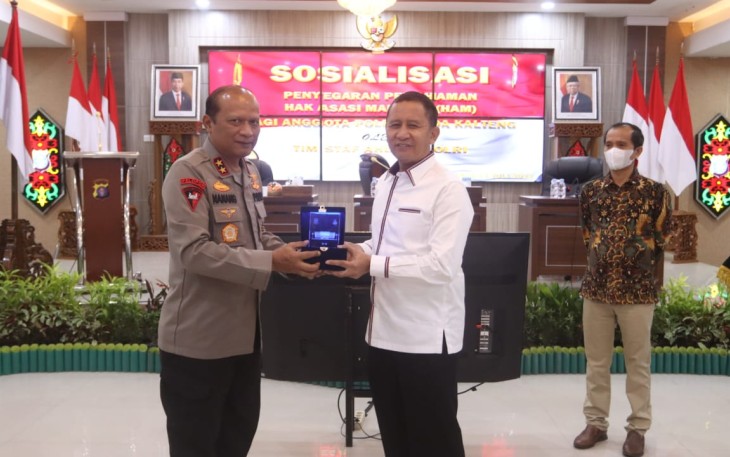 Tingkatkan Pemahaman HAM Polda Kalteng 