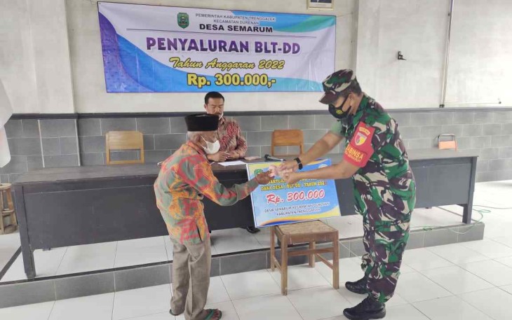 Pendampingan warga binaan menerima BLT DD