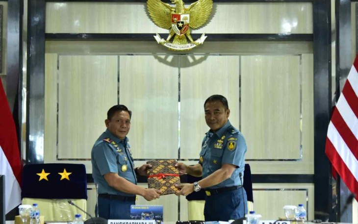 Pangkoarmada III menerima Taklimat Akhir Audit Kinerja Itjenal TA. 2022 