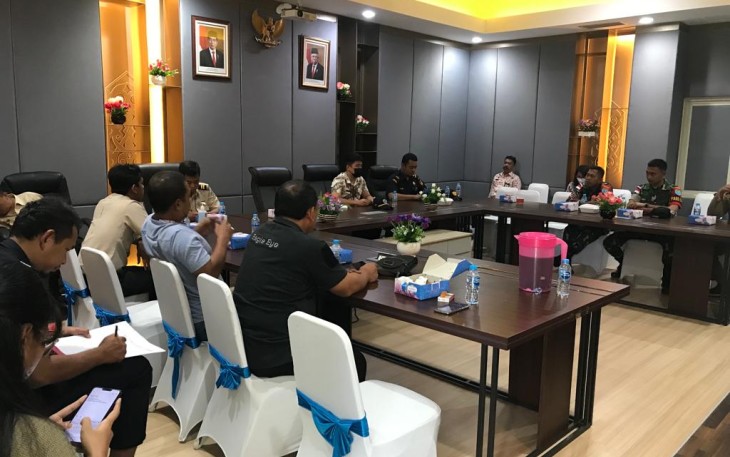 Rakor Penertiban Pos Lintas Batas Negara di Perbatasan 
