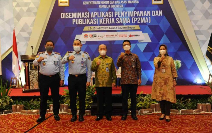 Sosialisasi aplikasi P2MA Kemenkumham di Bogor