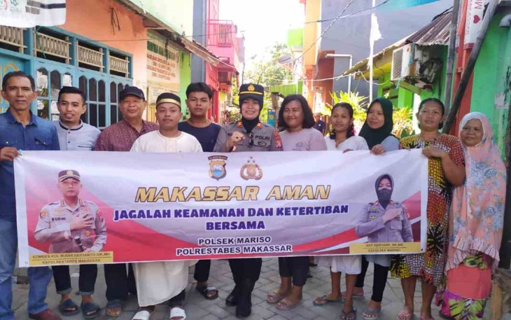 Safarai Harkamtibmas jajaran Polrestabes Makassar