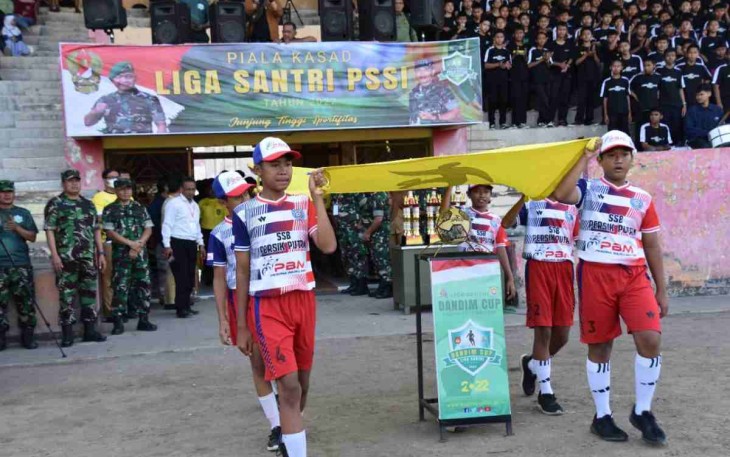 Pembukaan liga santri jajaran Korem 073/Mkt