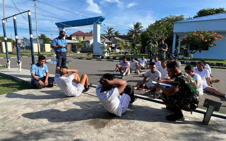 Tes Samapta di Lanud MUS