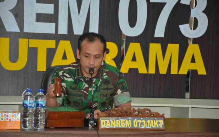 Sidang Pankar Perwira di jajaran Korem 073/Mkt