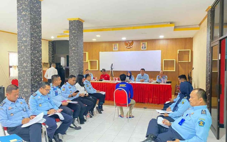 Pelaksanaan sidang pemindahan narapidana 