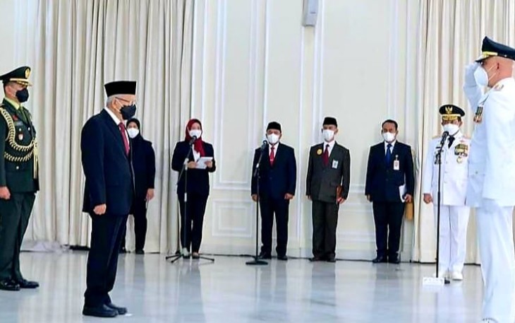Wapres RI saat melantik lulusan IPDN Jatinangor 