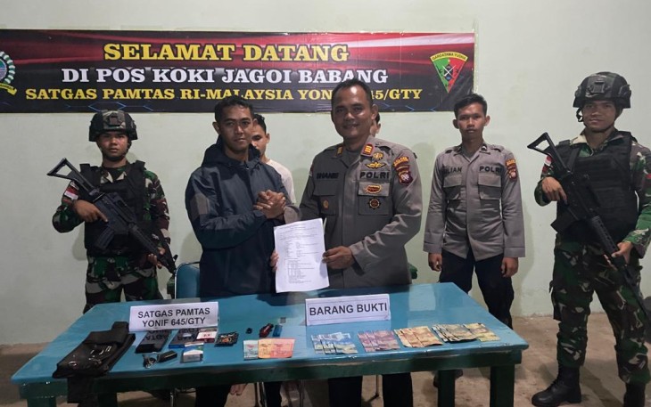 Serah terima penangkapan dan barang bukti narkoba ke pihak berwenang