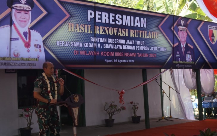Pangdam V Brw saat menutup rutilahu di Ngawi