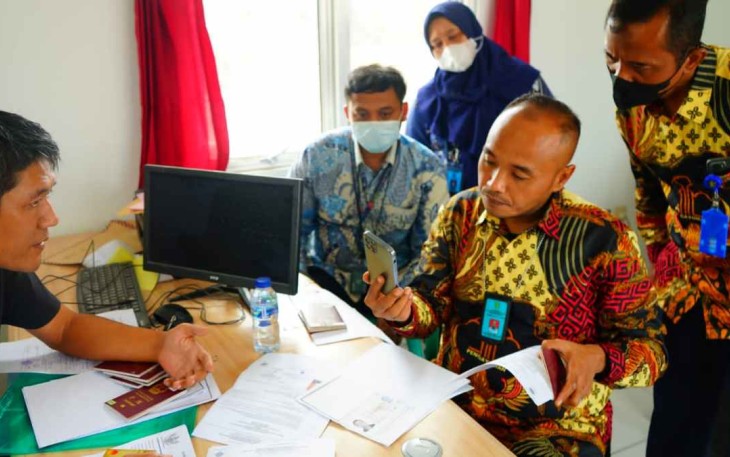Tim Pengawas Kumham saat sidak di lapangan