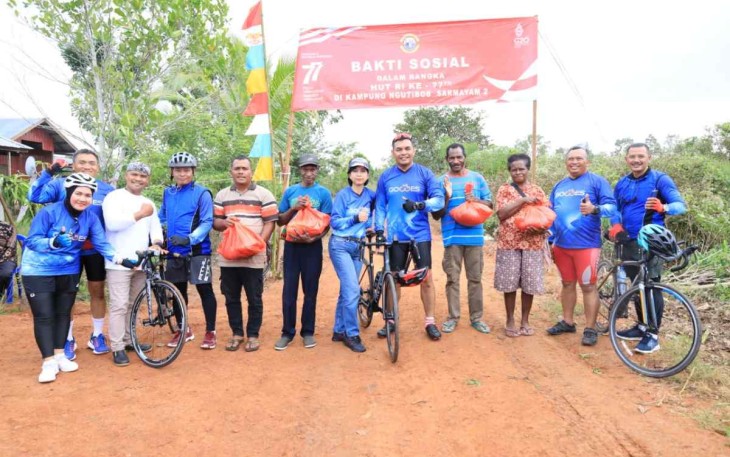 Swafoto baksos peduli lantamal XI Merauke