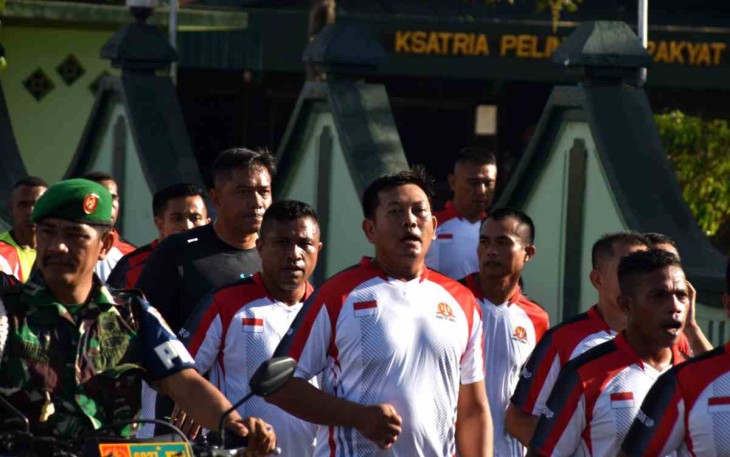 Pengarahan Dandim 1707/Merauke kepada anggotanya
