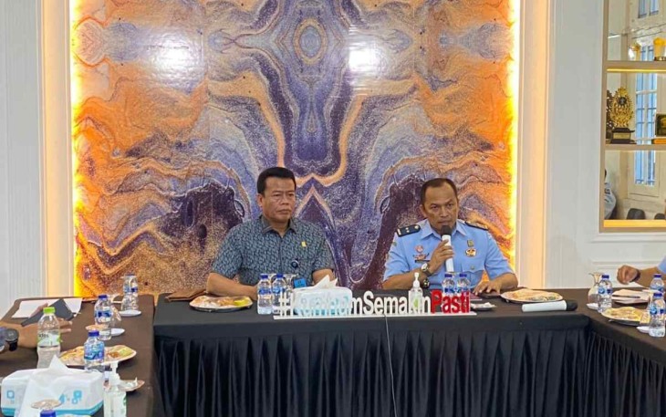 Kadiv PAS Masjuno saat pimpin rapat remisi