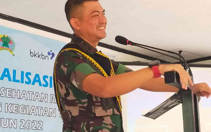 Dandim 0801/Pacitan saat memberikan pengarahan