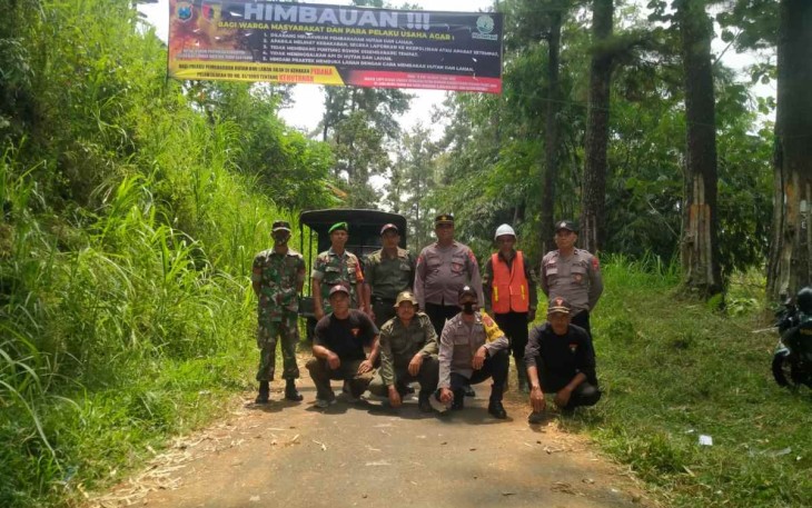 Sinergitas bersama instansi terkait dalam pencegahan kebakaran hutan