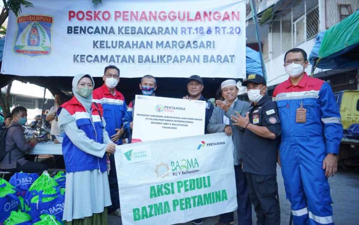 Bantuan Korban Kebakaran di Pasar Pandan Sari