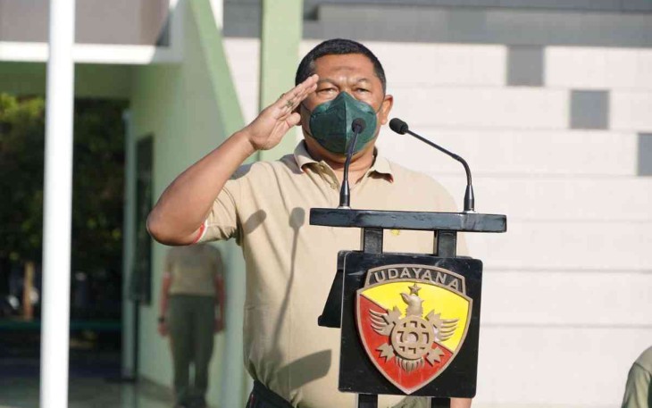 Pangdam IX/Udayana saat peringati Haornas ke-39 di GOR Praja Raksaka