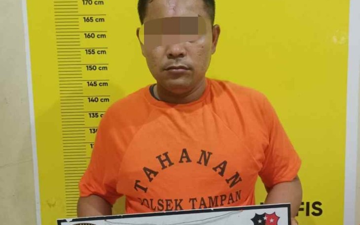 DS 38 tahun pelaku pembacokan di jalan cipta karya