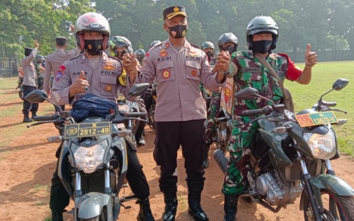 Sinergitas TNI Polri distribusikan bantuan sosial BBM