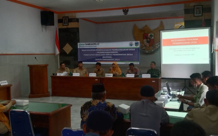 Danramil 0801/Pacitan hadiri Musrenbangdes
