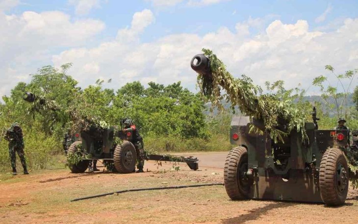 Latihan Taktis Tingkat Baterai Yonarmed 6 Kostrad 