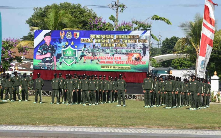 Kontingen liga santri Kasad