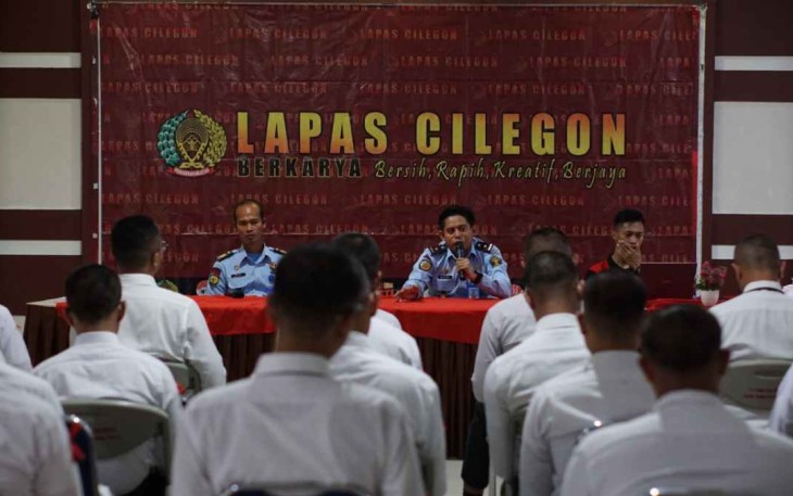Sosialisasi UU Nomor 22 Tahun 2022 di Lapas Cilegon, Selasa (27/9)