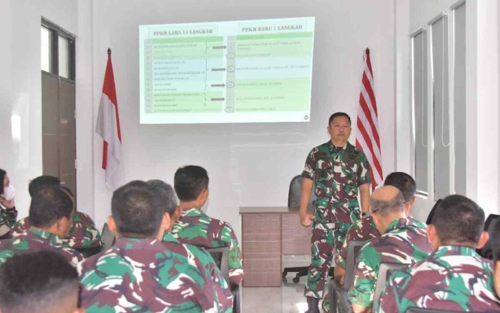 Pembekalan persiapan Latposko Armada Jaya XL TA 2022