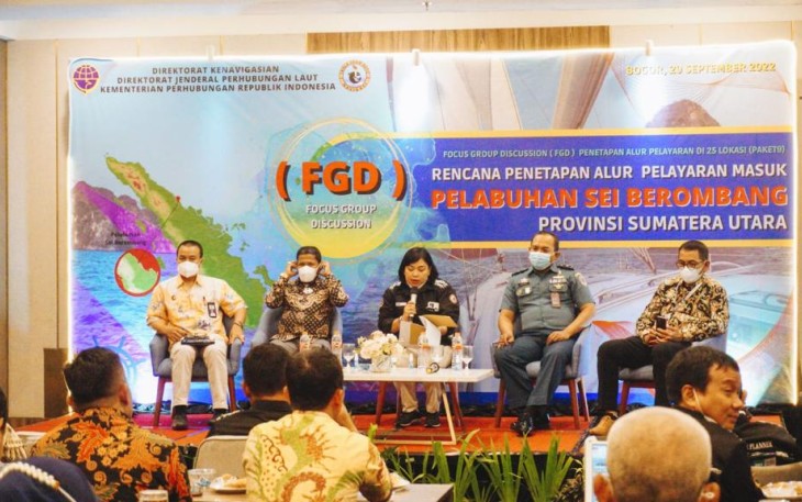 FDG penetapan alur pelayaran pelabuhan Sei Berombang