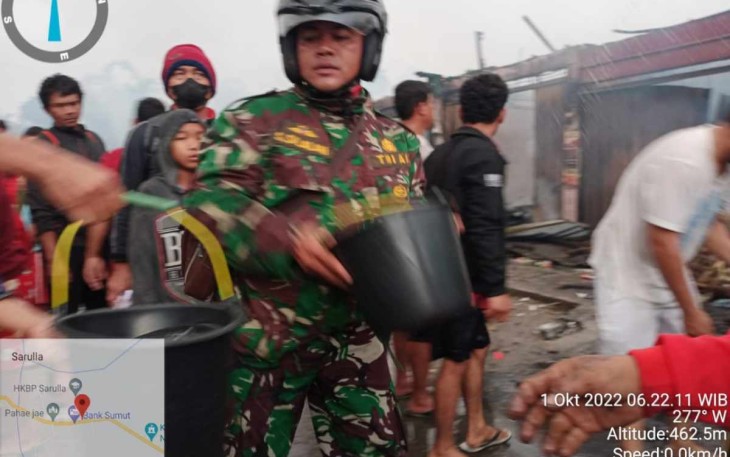 Pasukan Reaksi Cepat Penanggulangan Bencana gerak cepat tangani gempa di Tapanuli Utara, Sabtu (1/10)