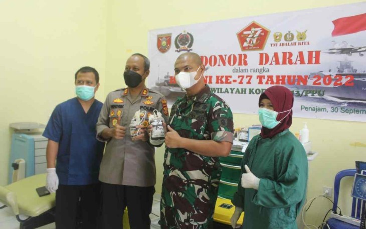 Donor darah Kodim 0913/PPU