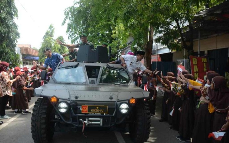 Kirab Merah Putih Pekalongan Jum'at (7/10)