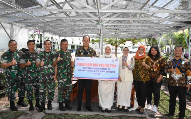 CSR Bank BRI Bangun Gedung Sekolah TK Kartika 