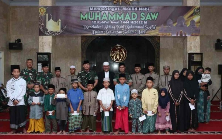 Maulid Nabi Muhammad SAW di DIvif 2 Kostrad