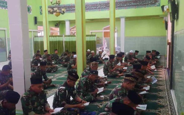 Maulid Nabi Muhammad SAW di Yonif 511/DY Blitar, Rabu (12/10)